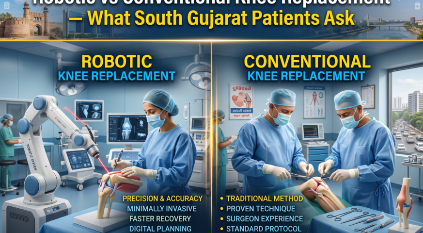 Robotic vs Conventional Knee Replacement in Surat