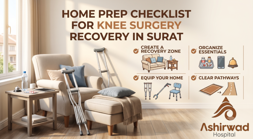 Home Prep Checklist for Knee Surgery Recovery in Surat