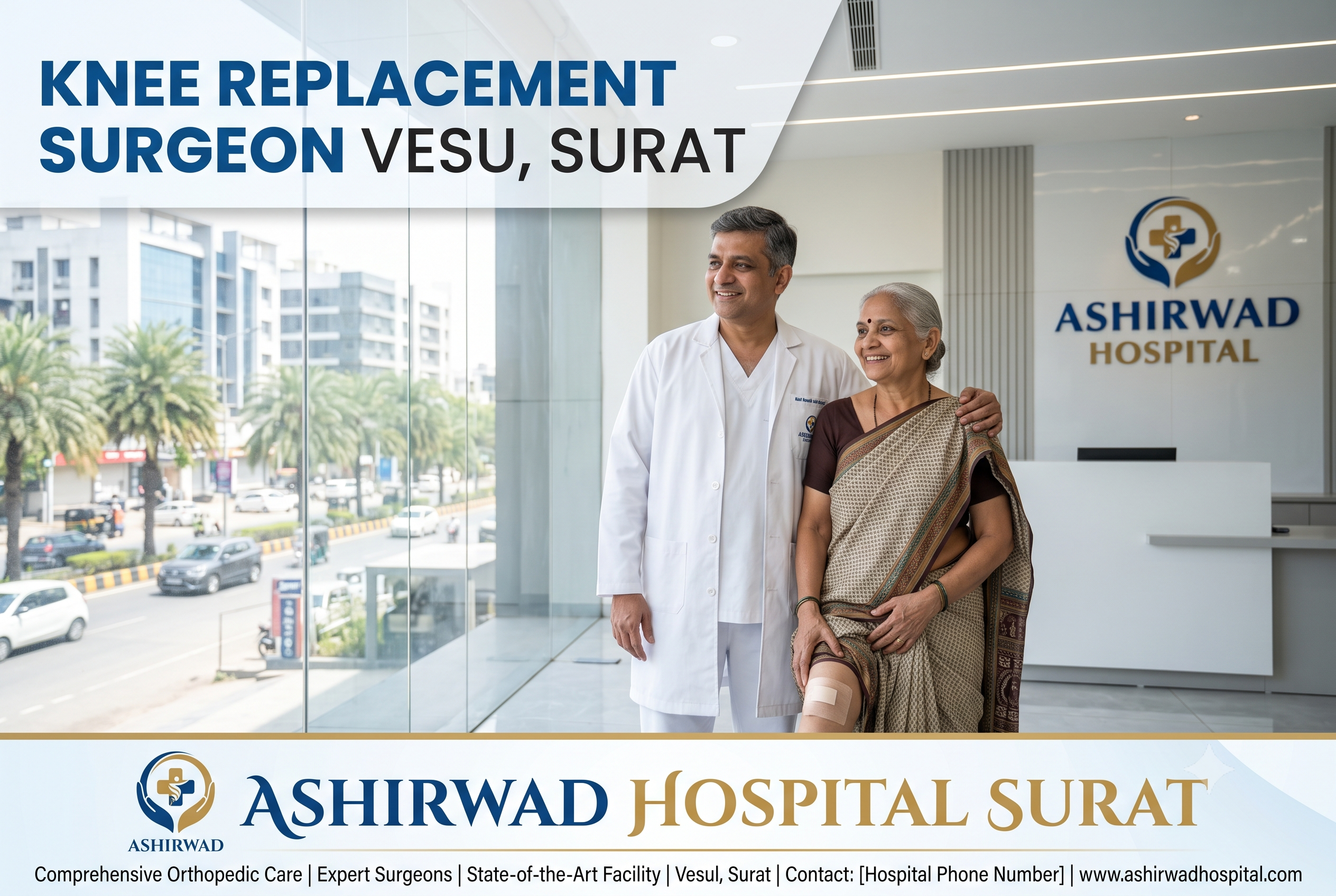 Knee Replacement Surgery for Patients in Vesu & City Light
