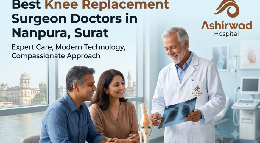 best knee replacement surgeon doctors in Nanpura Surat