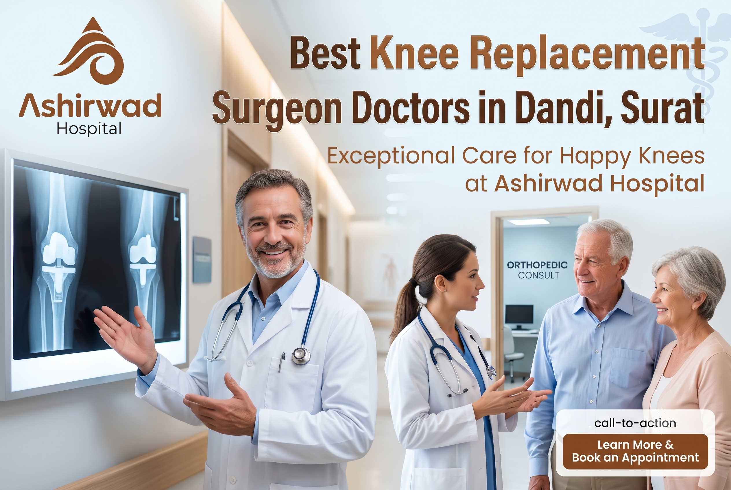 Best Knee Replacement Surgeon Doctors in Dandi, Surat