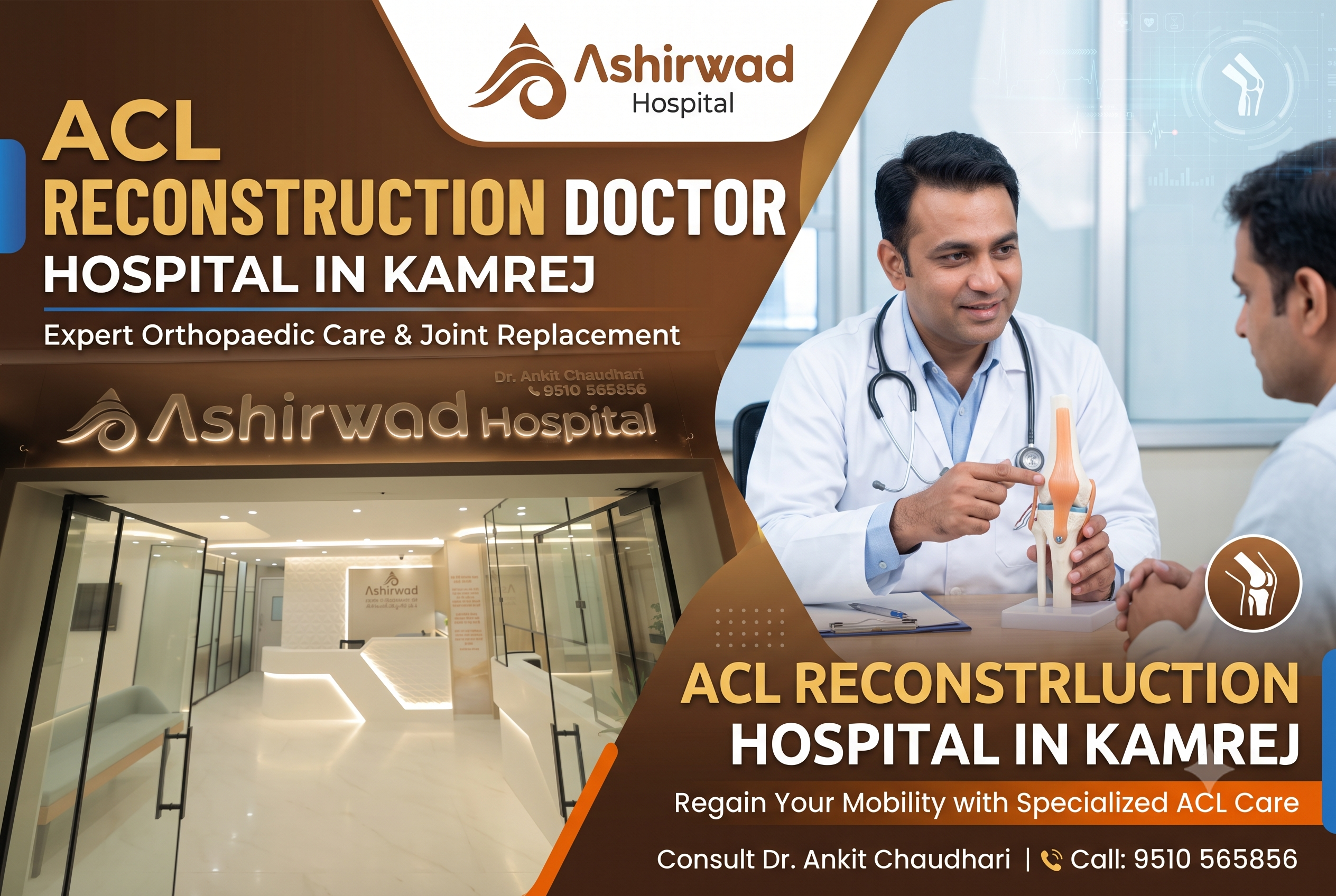 ACL Reconstruction Doctor Hospital in Kamrej